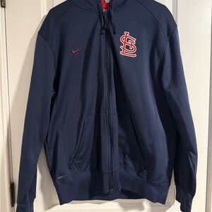 Nike St Louis Cardinals Navy Full-Zip Jacket